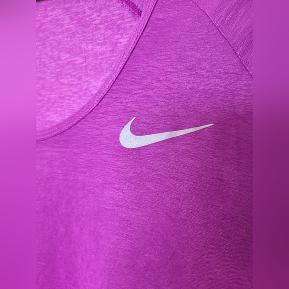 Nike - Purple Translucent Running Shirt - Size M - Picture 6 of 10